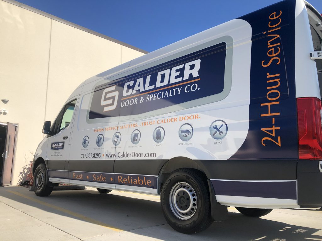 Calder Doors Service Truck