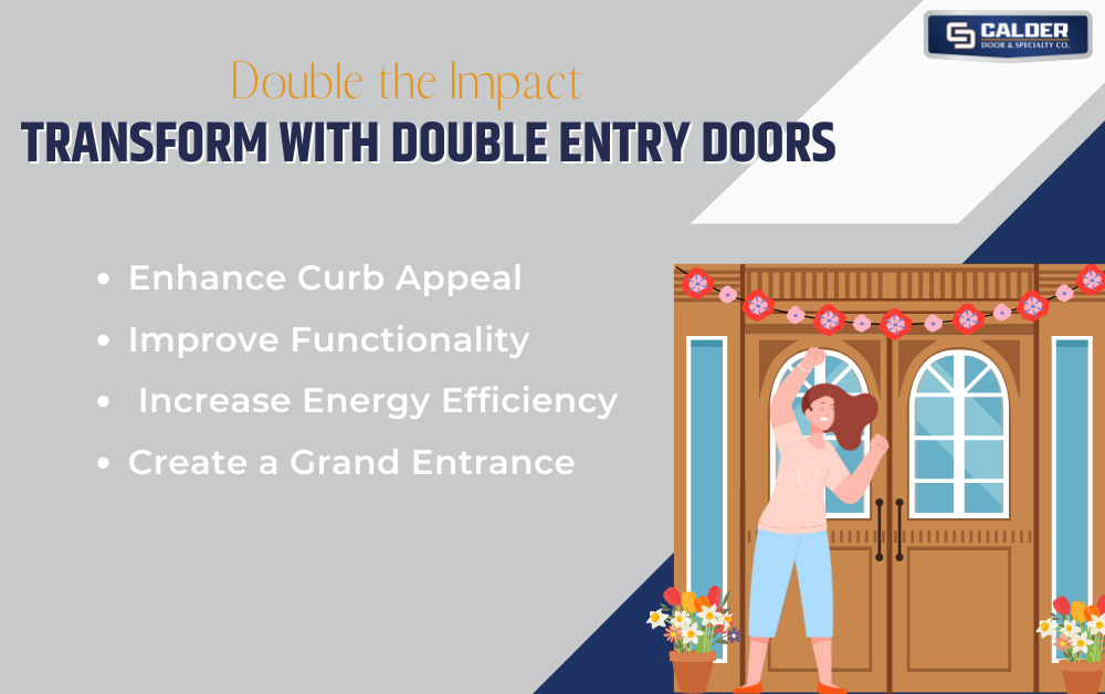Transform with double entry doors