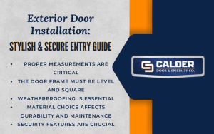 Exterior Door Installation