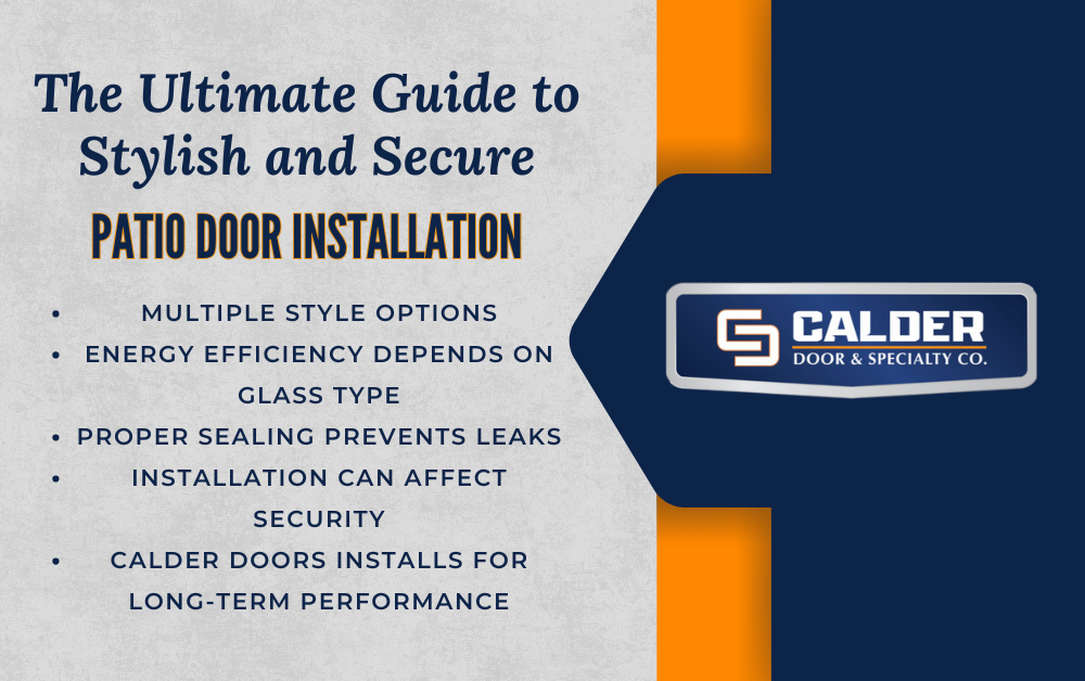 Patio Door Installation